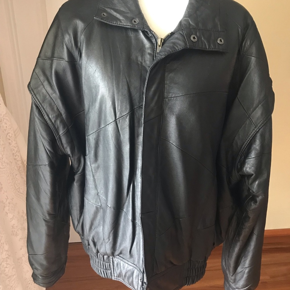 Vintage Atlantic Beach Leather Men’s Jacket S.XL